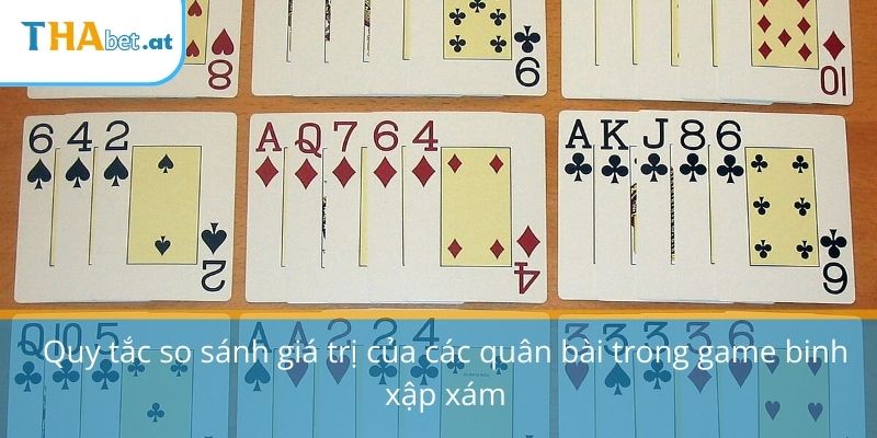 Quy tắc so sánh giá trị của các quân bài trong game binh xập xám