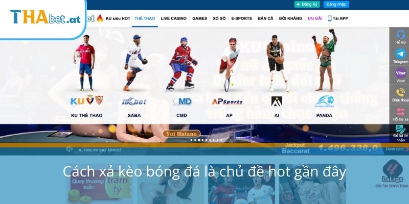 Cách xả kèo bóng đá là chủ đề hot gần đây